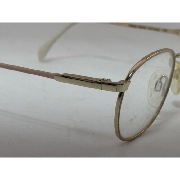 NORDIC INTERNATIONAL - 45-19-130 Monterey-Flex Pink/Gold Round Eyeglass Frames - Picture 9 of 9
